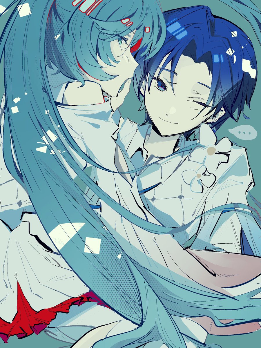 beifaliao's tweet image. 「むげんのチケット」大好き！！
#KAITO #初音ミク #ポケミク #カイミク