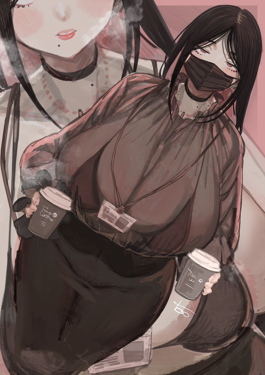 目つきは怖いけど
いつも残業中にコーヒーを
差し入れしてくれる年上の先輩☕️ 