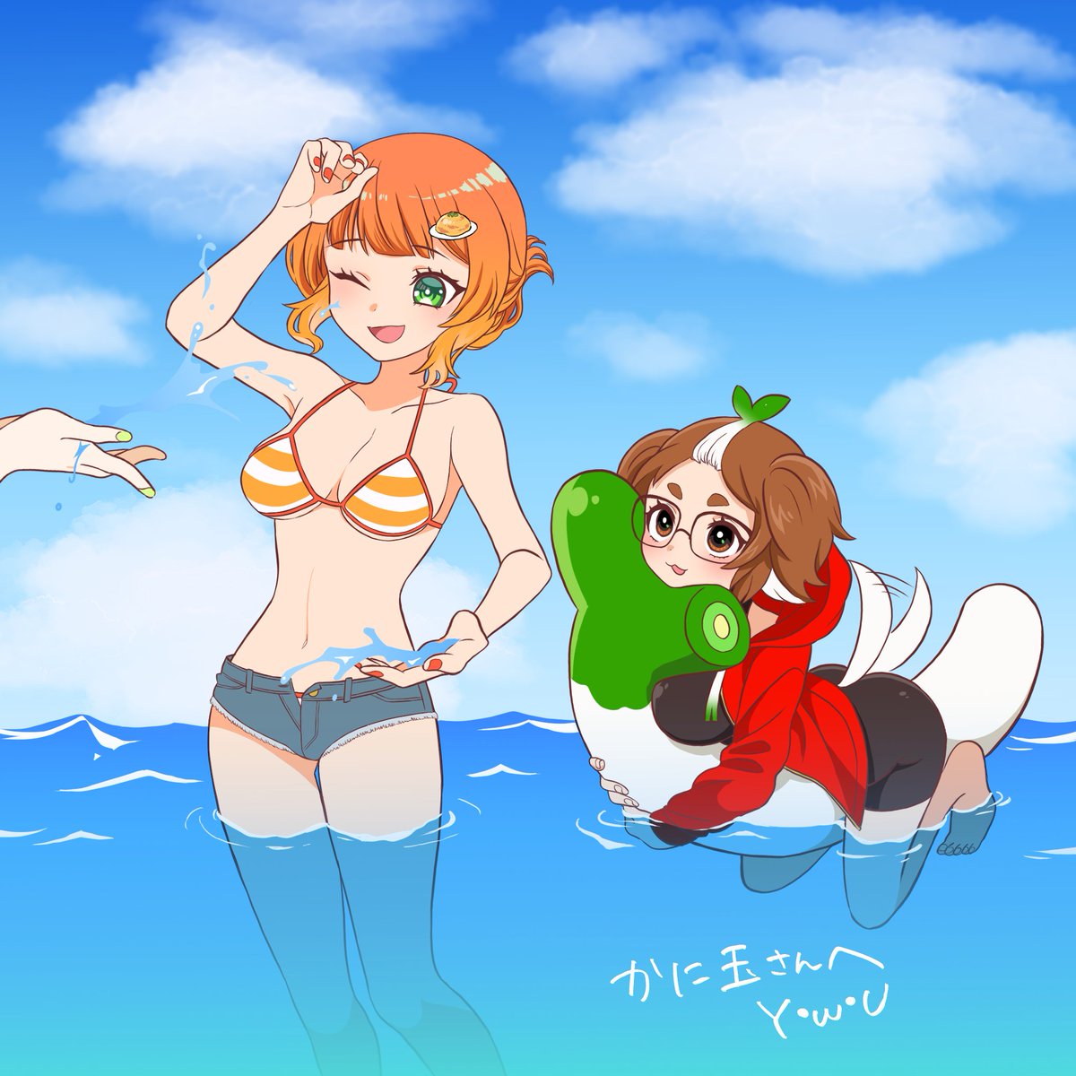 暑くなってきたし水着衣装､と思ったらちゃんと自前のを持っている一般リスナー枠