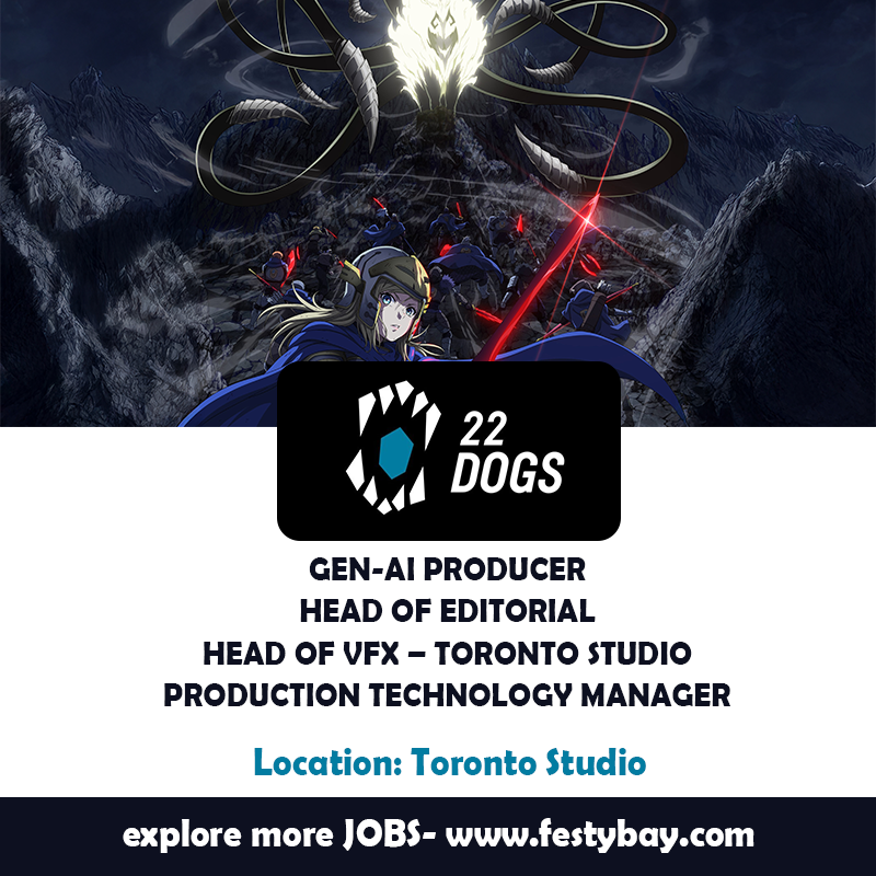 rokincyber's tweet image. 🎬 22 DOGS VFX is hiring
🔹 Gen-AI Producer
🔹 Head of Editorial
🔹 Head of VFX – Toronto Studio
🔹 Production Technology Manager

Apply - festybay.com/22-dogs-vfx-st…

#22DOGSVFX #VFXJobs #GenAI #HeadOfVFX #EditorialJobs