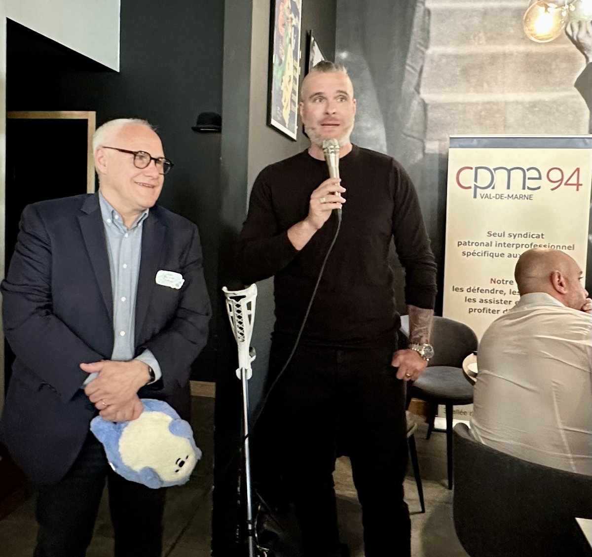 cpme94's tweet photo. Pause des chefs sur le thème de la santé et prévention avec la mutuelle Alan, Daly Gary, pdte #CAF94 et Nathalie Fraboulet 1ere VP #cpam94 🙏 https://t.co/0PNkOHg4yr