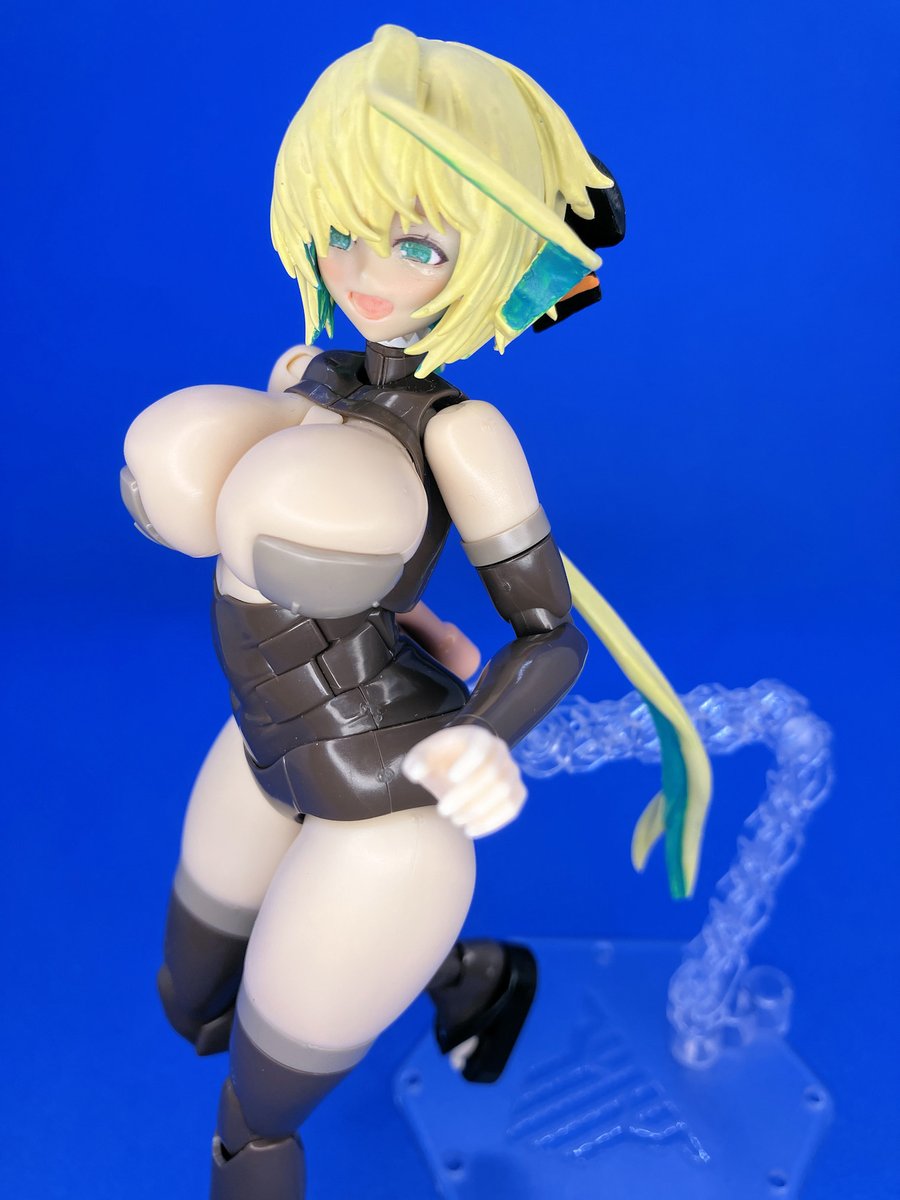 teakinoko's tweet photo. フレームアームズ・ガールの輝鎚・甲をちょっぴり改造して
稲葉郷を作りました
これからもむちむちしていきましょうね 
#天華百剣
#天華百剣ありがとう
#天華百剣斬9周年 https://t.co/q1Asbv4chh