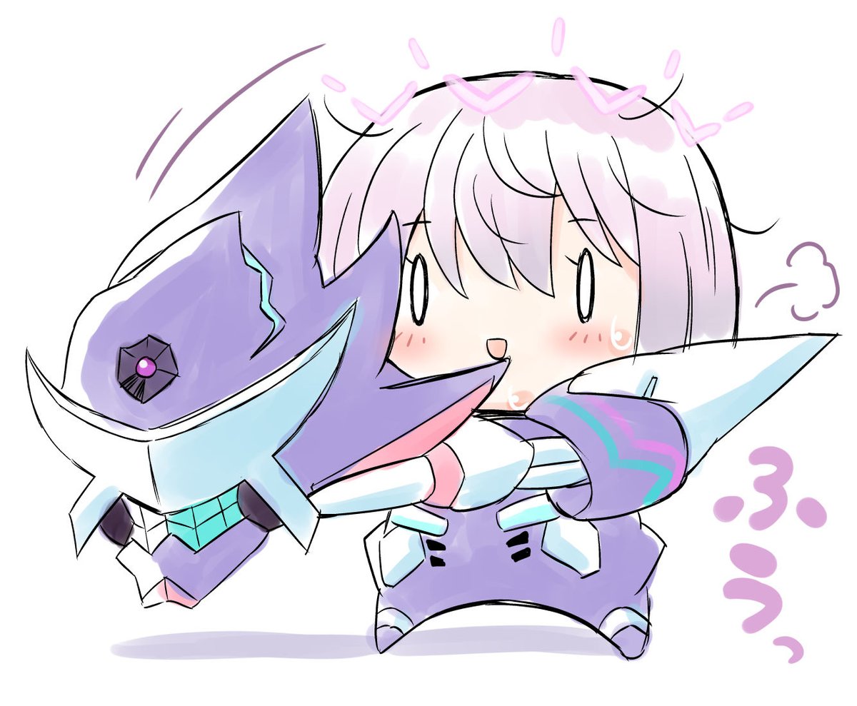 BSでグリッドマンユニバースやってたのでアレクシスを操って助けに来た新条アカネちゃん描きました。