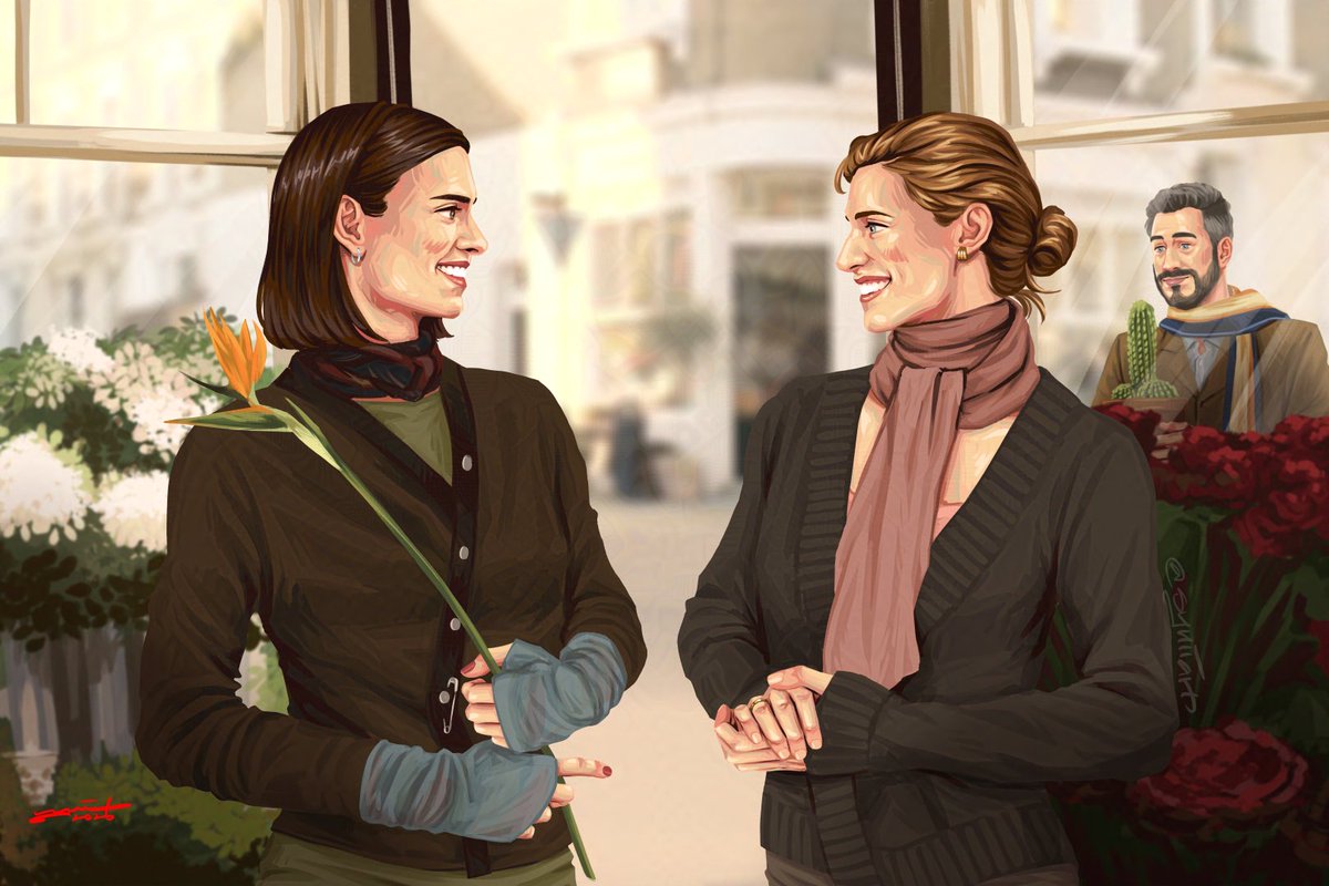 #mafin Imagine Me &amp; you AU #MafinMAUM
((the whole reason I chose this scene was I just wanted to draw Andres holding a dick cactus. lol))
#synii