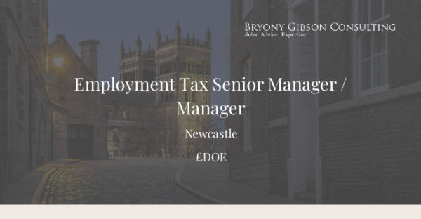 BryonyGibson's tweet image. Get in touch! Employment Tax Senior Manager / Manager - #Newcastle.