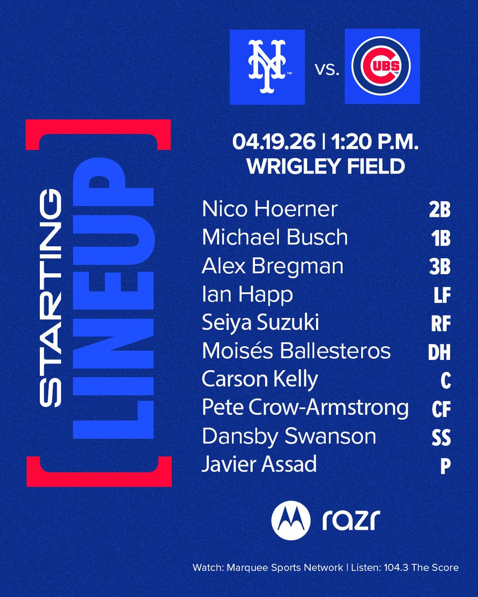 Andy_Beebe's tweet image. Carson Kelly is the reason why the #Mets now own a 10 game losing streak.  He catches Javier Assad in NYM/CHC 2day as the #Cubs go for the sweep.