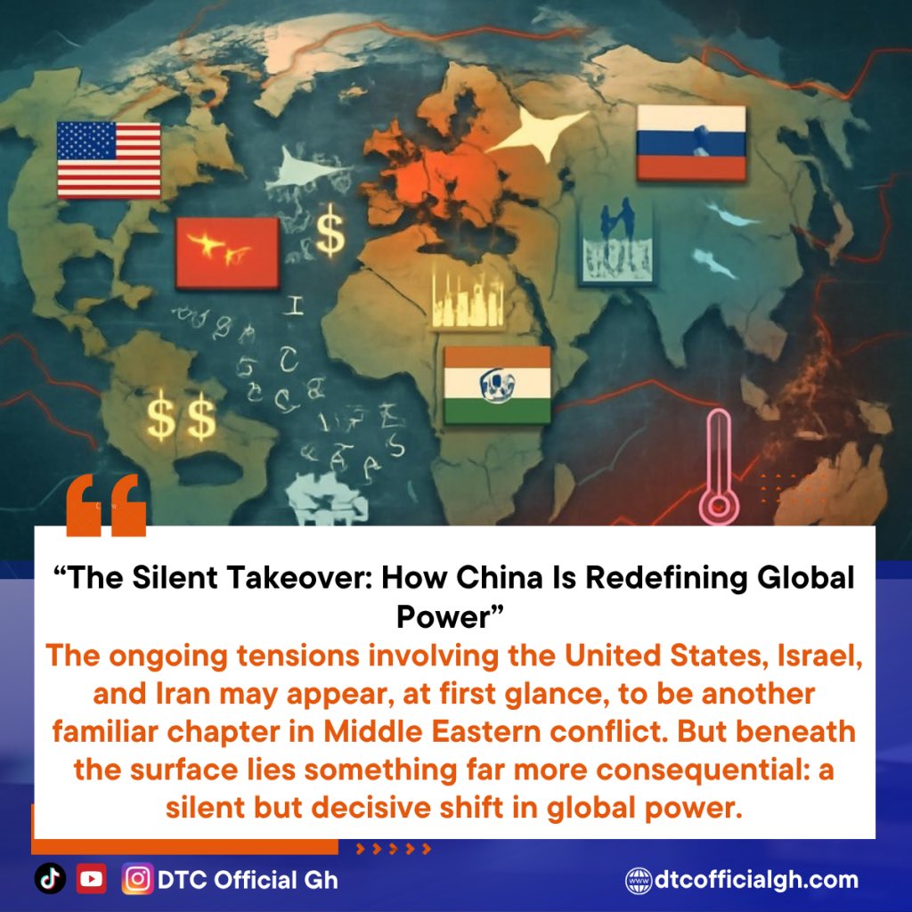 The world just witnessed a quiet revolution at the UN. While the US demands compliance, China has positioned itself as the protector of international order. The veto that changed everything. 

Read: dtcofficialgh.com/how-china-just…

#dtcofficialgh #USIranWar #StraitOfHormuz #EndUSHegemony
