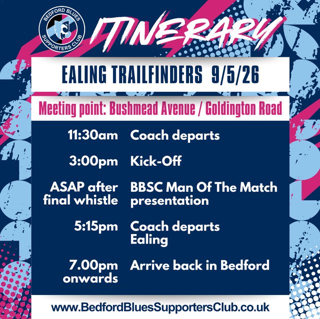 Bedford Blues Supporters Club tweet media