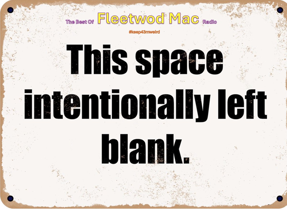BlackCatSystems's tweet photo. I just got this #eQSL from Fleetwood Mac Radio, they transmitted station IDs followed by dead air. Truly the best of Fleetwood Mac :) https://t.co/IxqLf8cpHu
