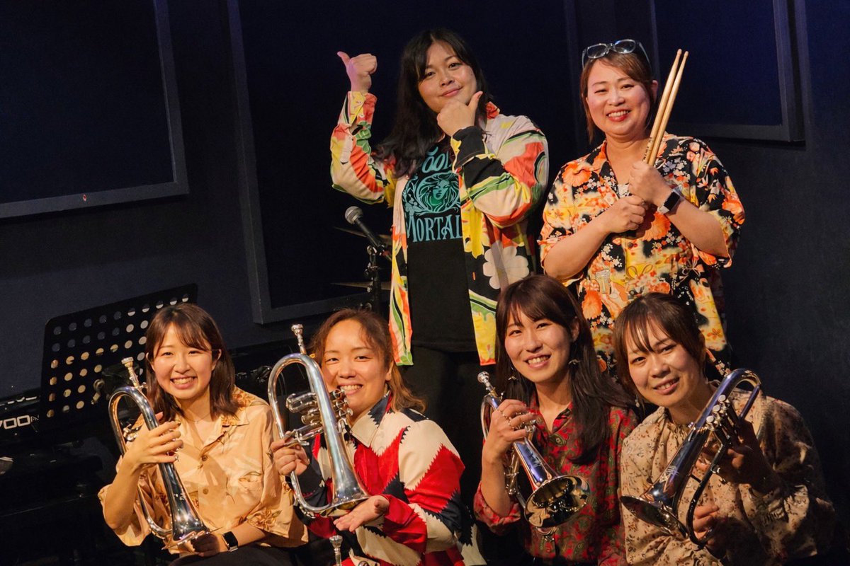 MAGIC FLUGELS 無事終演しました🎺
ご来場いただいた皆様ありがとうございました✨

フリューゲル4本＋リズムという珍しい編成で演奏できて新鮮で楽しかったです！

次はアレンジももっと頑張りたいし、アドリブももっと丁寧に演りたい！！