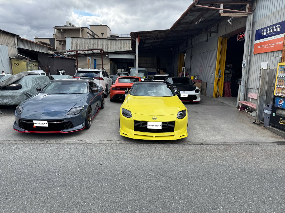 speedforme1's tweet photo. RZ34、S30Z スピードフォルム
RZ34オーナーが凄く増えた事を実感しながらカスタムも増え日々カッコいいZ作りを楽しんでます。パーツ注文、カスタム依頼など頂き日々感謝です。 https://t.co/9GDmuwGNhb