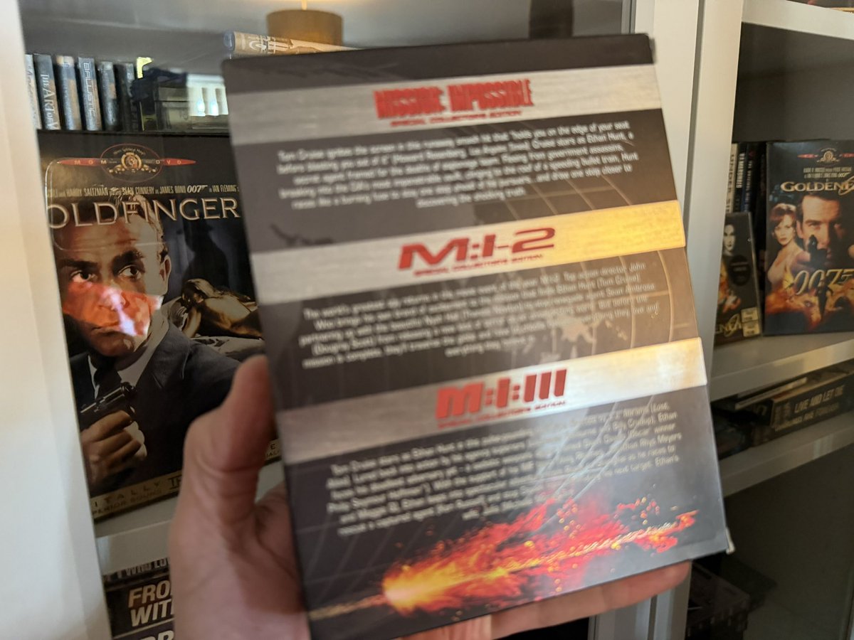 the4kCollectivE's tweet image. Indeed. 

HD-DVD 30GB
VC-1 codec
Dolby Digital Plus 1500 Kbps
Enhanced PiP commentary track 

BD 25GB
MPEG-2 codec
Dolby Digital 640 Kbps
Audio commentary track

#MI3 #MissionImpossible #MissionImpossible3