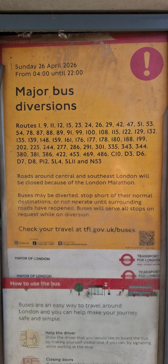 stewmorrison's tweet photo. @TfL @TfL Guess what I spotted on one of your bus stops by chance....! Now, if you can get this typed up and printed, get this info in your website because this information proved really helpful for me (and I'm sure many others) to plan ahead. You know why? Every Journey Matters! https://t.co/rGV12gSyvp