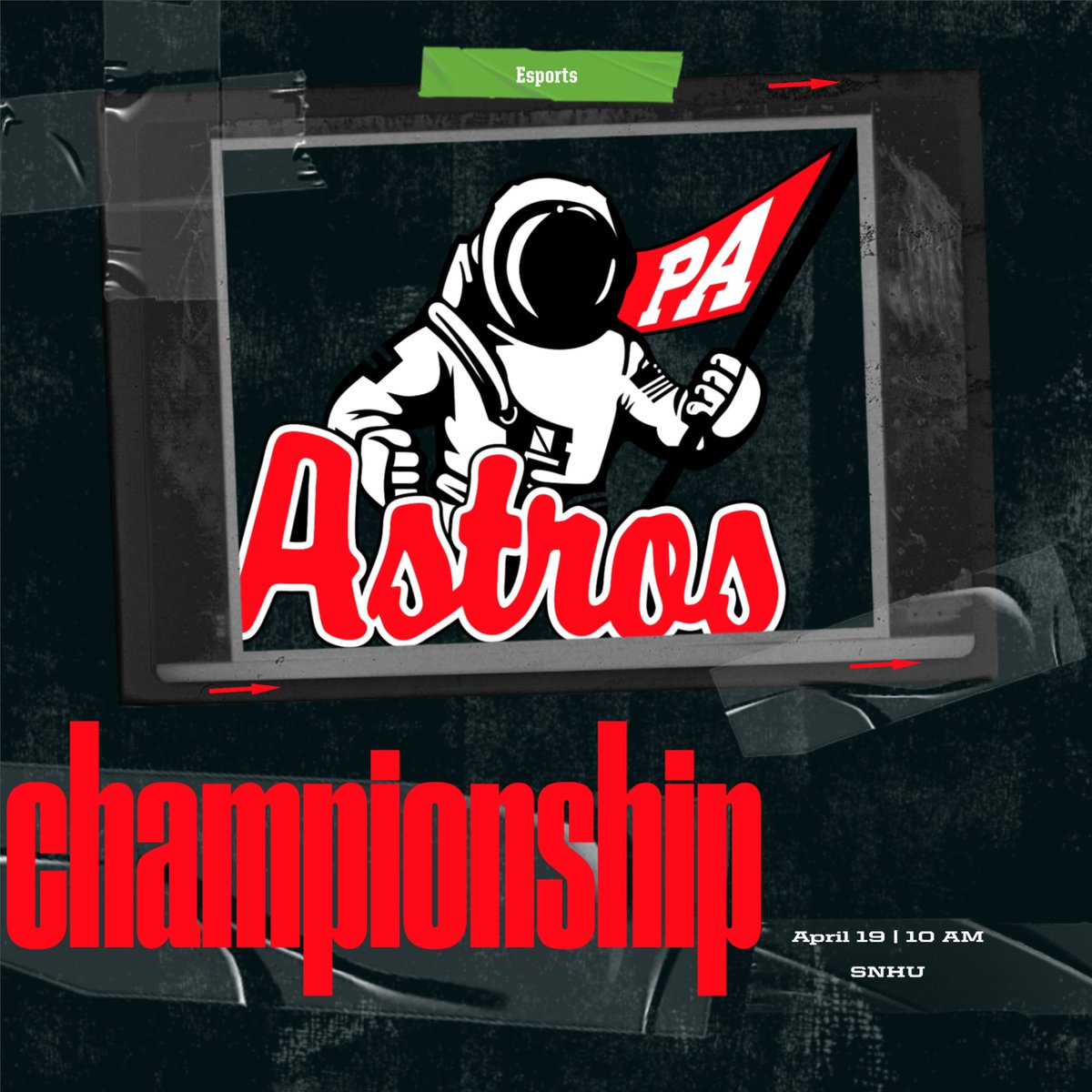 PA_Ath's tweet photo. Good luck to ESports today as they compete in the NHIAA St ate Championship at SNHU!
#GoAstros https://t.co/iopgMy8UfC
