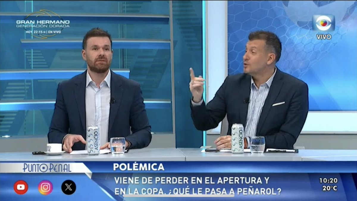 Punto_Penal's tweet photo. 🗣️ @MartinCharquero:
“Si Peñarol mañana gana, da vuelta todo el mal clima que hay.”

#PuntoPenalEnEl10 https://t.co/TClMkI51Xs