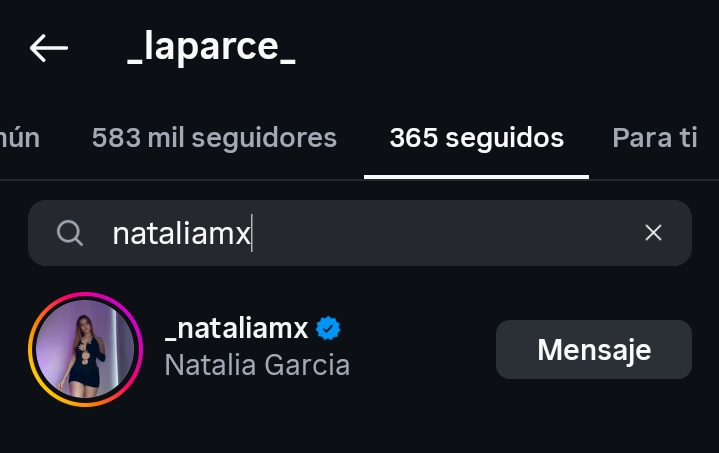 RekiMP3's tweet photo. Tengo que hacer una aclaración acá.
Natalia y La Parce aún se siguen, a varios les aparece que no cuando buscan manualmente el usuario de Valeria en los seguidos de Natalia ya que recientemente fue suspendida e Instagram le aplicó un Shadowban. https://t.co/V7jT0Z6MtT