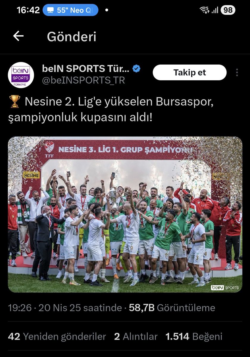 mustcan16's tweet photo. @beINSPORTS_TR Bu sefer erken davranmışsın reis. Neyse ki bir yıl dolmadan yeni bir haber yapmışsın.. https://t.co/1bFuzBZo5D