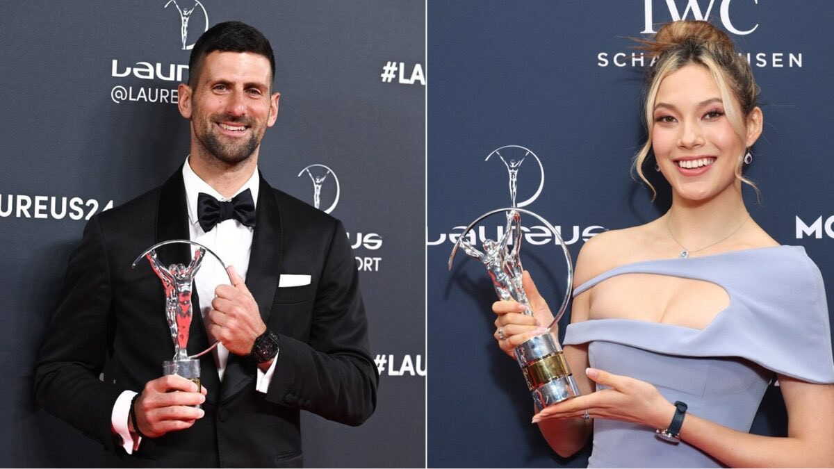 F_Informadas's tweet image. Djokovic y Eileen Gu presentarán juntos los Premios Laureus del Deporte 2026

Leer 👉🏼fuentesinformadas.com/djokovic-y-eil…

#PremiosLaureusdelDeporte2026 #Deporte #Djokovic #EileenGu