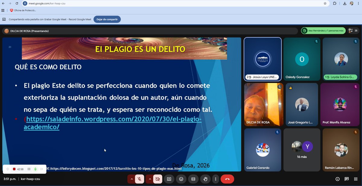 RamonJoseLR's tweet image. El día de ayer continuó mi formación en el Postdoctorando en Investigación Educativa de la @somosupel con el Seminario "Ética del Investigador".

Seguimos avanzando en la formación en investigación en el marco de la educación. ¡Todo en manos de Dios!

#Investigación #Educación