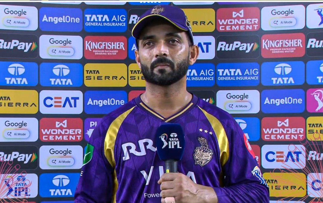 Nah man, imagine losing to a Rahane led KKR… RR fans must be crying, missing out on the easiest 2 points against us 😂