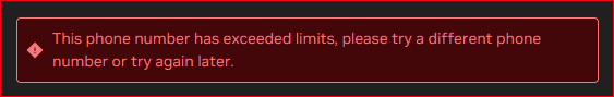 paketore's tweet photo. @NVIDIAAI I just created an Developer Account in https://t.co/HfkaZIxpFN and tried to verify it by phone but im getting this. Is this a bug? I have never used my phone on Nvidia.. https://t.co/dZXw7aMVRH