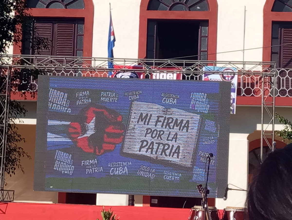 yalmaguerp80's tweet photo. #MiFirmaPorLaPatria
#SomosUniversidadDGranma https://t.co/twQuoSp1An