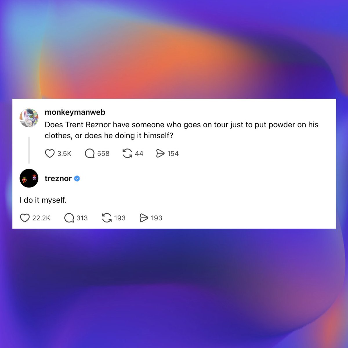 Trent Reznor really does it all.