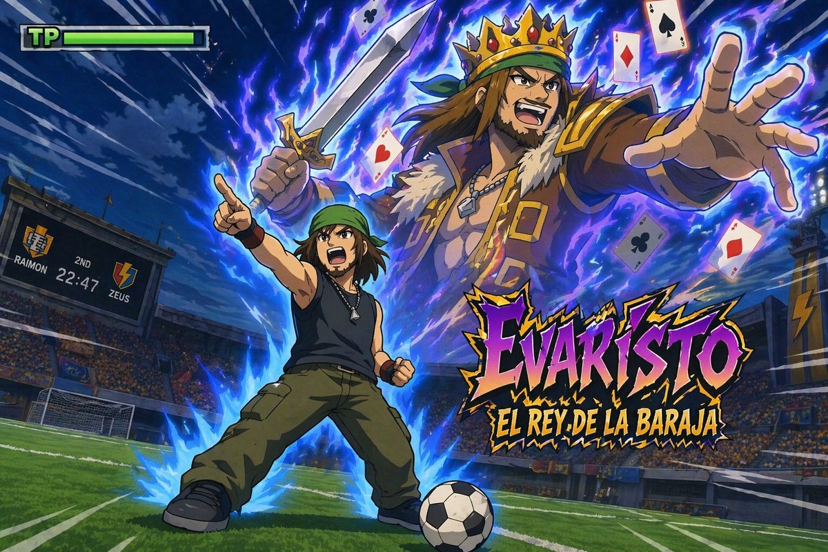 Le he pedido a chat gpt q haga a un personaje desde 0 invocando a "Evaristo el rey de la baraja" de la canción de Jesucristo Gracia de Extremoduro y ha echo esto