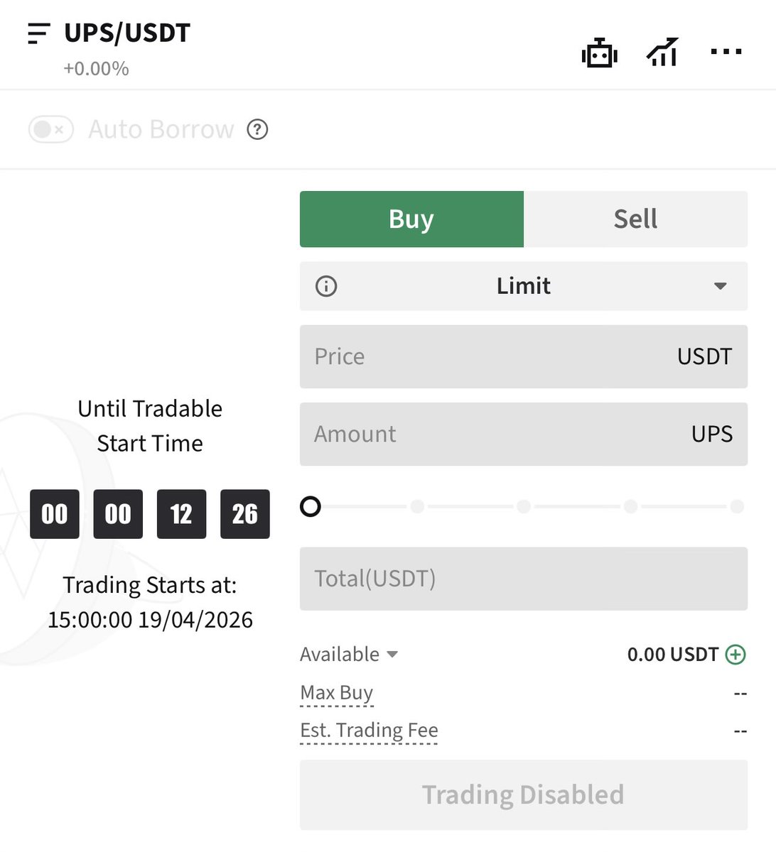 connectwithtola's tweet image. ☄️ 12 mins left until $UPS goes live on Poloniex. 

No more excuses on not having #UPS.