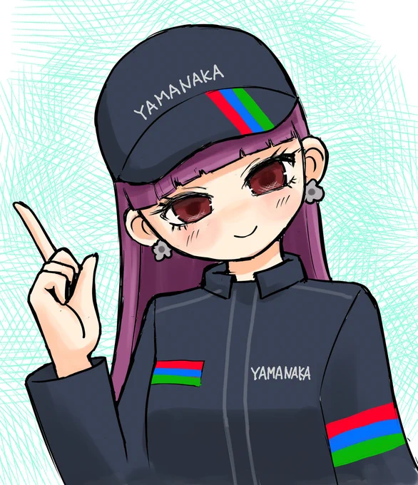 先々週お伺いしたご新規さん、山中すずかちゃんをあたくしの手癖で描くとこんな感じですかね。 前回は「ココロも満タンに」を呟き忘れてましたので次行くときは必ずや! #ガソスタむすめ