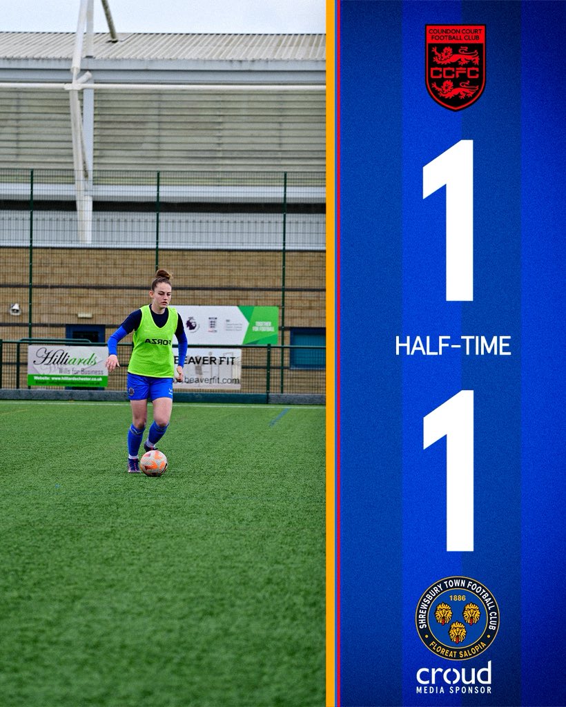 shrewswomen's tweet image. Doster sends us in all square! 

🔷🔶 #salop