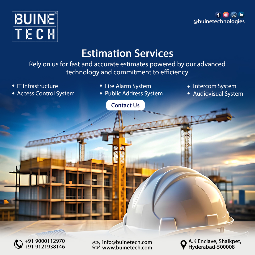 buinetechnogies's tweet image. Building a brighter future, one estimate at a time! Our expert engineers provide accurate and efficient estimation services to bring your vision to life.

#estimating #construction #projectmanagement #building #estimator #takeoffs #estimation #restoration #generalcontractor
