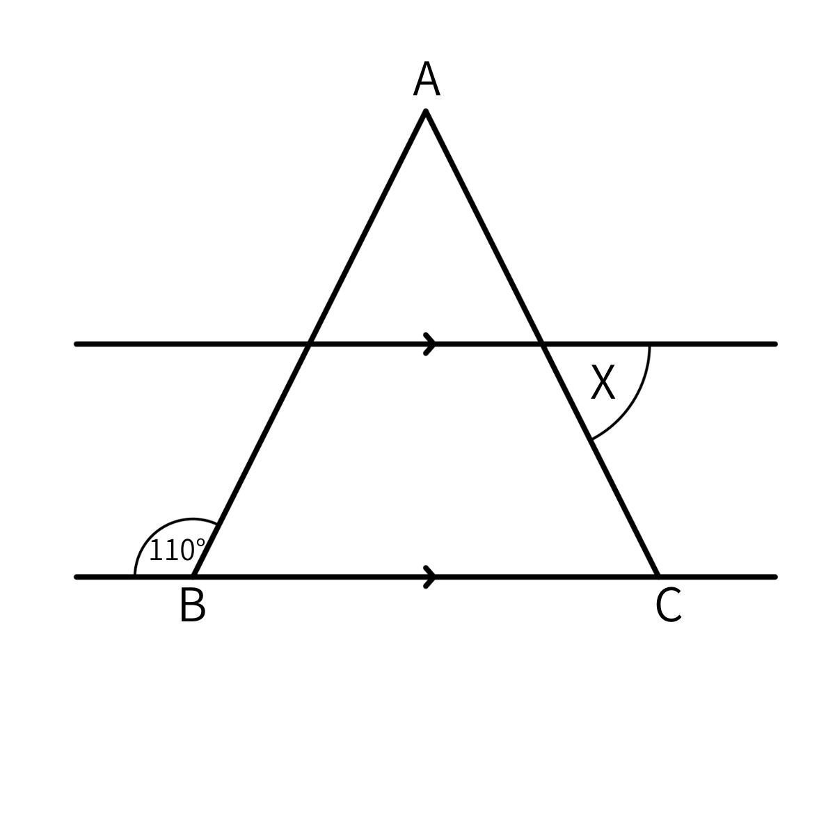 sansudeasobo's tweet image. AB=AC
X = ?
#算数 #図形 #Math #Geometry #数学禁止