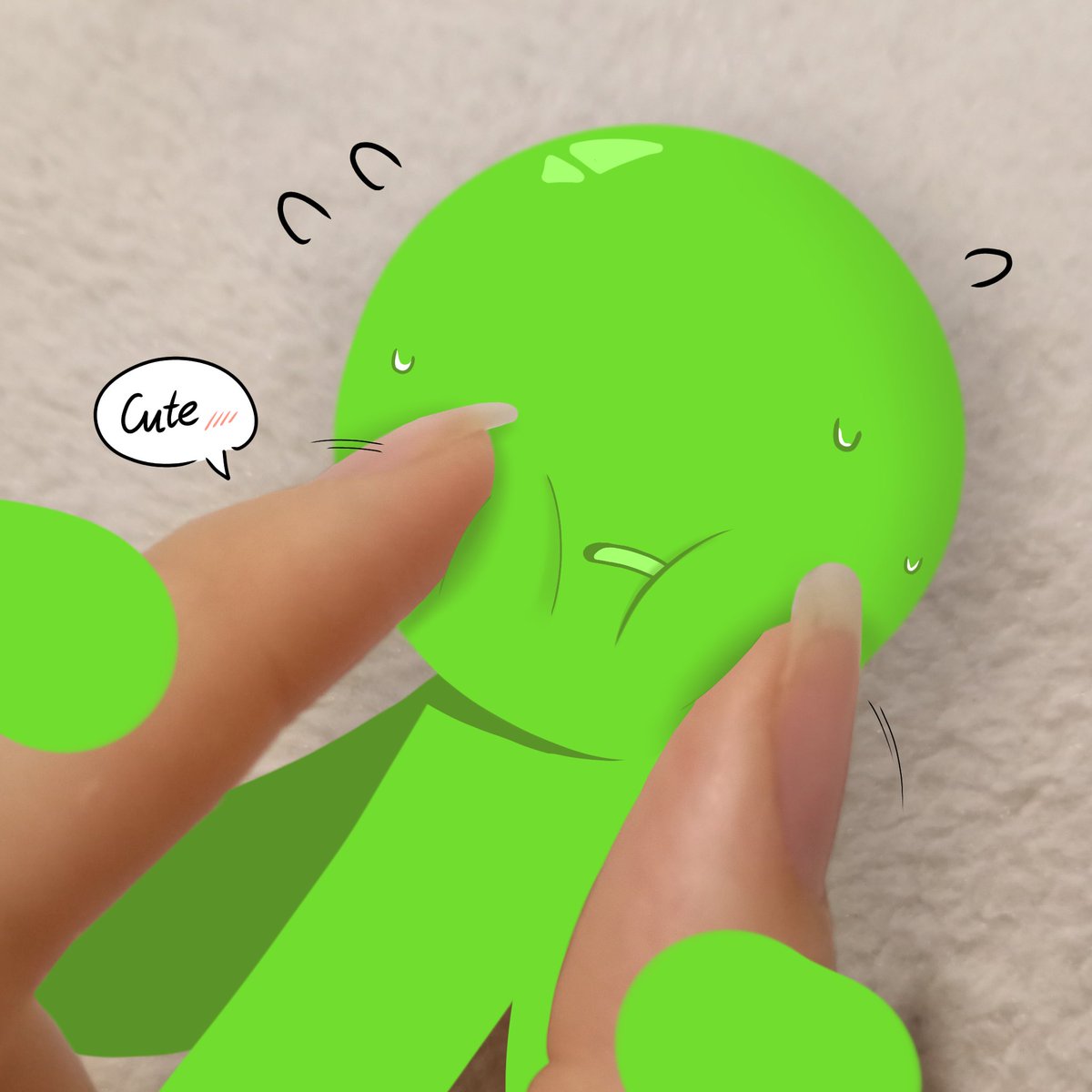 hey_iamPia's tweet image. I bet it’s really soft... (⁠人⁠*⁠´⁠∀⁠｀⁠)💕
#green #blue #alanbecker