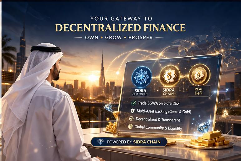 saidhuzifa08's tweet photo. A new era of asset-backed digital ownership has arrived.
SGWA, available on Sidra DEX, introduces a powerful financial model where blockchain meets real gemstone assets. Designed for sustainability, transparency, and long-term growth, SGWA redefines how value is created and preserved in DeFi.
🔹 Trade with confidence in a secure ecosystem
🔹 Hold tokens backed by verified real assets
🔹 Participate in liquidity pools with SDA
🔹 Earn from an expanding decentralized economy
This is where innovation meets real-world backing.
Secure • Transparent • Sustainable
#SGWA #SidraChain #SidraGemWorld #Blockchain #DeFi #DEX #RWA
@SidraGemWorlds @SaddatSalman