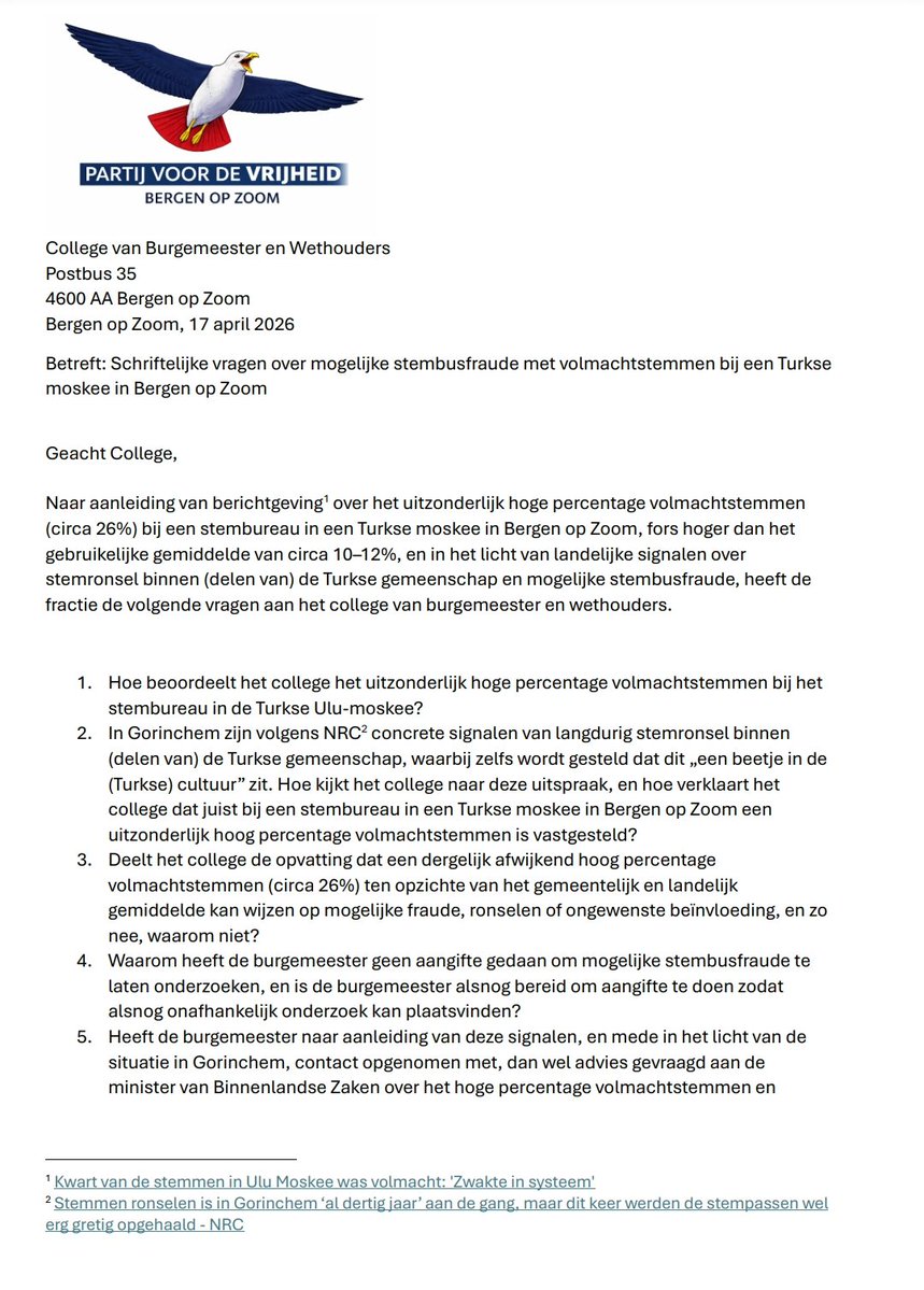 PVV Bergen op Zoom tweet media