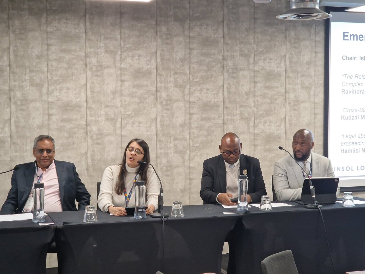Hamswa's tweet photo. Proud to share my insights on legal absurdity and coercive cooperation in insolvency in SSA EEs at #INSOLLondon2026. @CityLawSchool ⁦@INSOLIntl⁩ @KNOGhartey@lawprofparry @JennyLLGant https://t.co/WZR1HNW6Cd