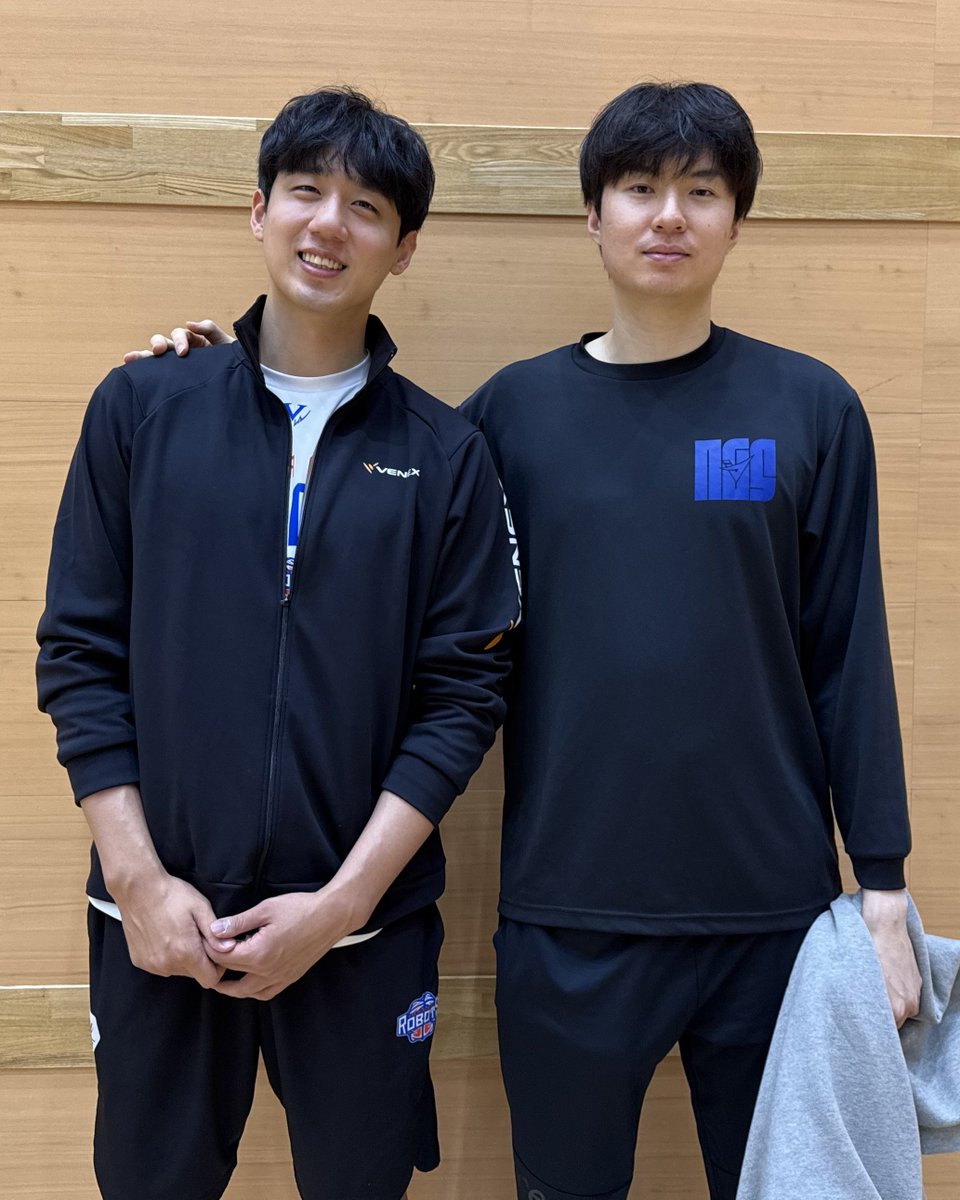 試合後にツーショット📸🇰🇷 #ヤンジェミン #イヒョンジュン 選手