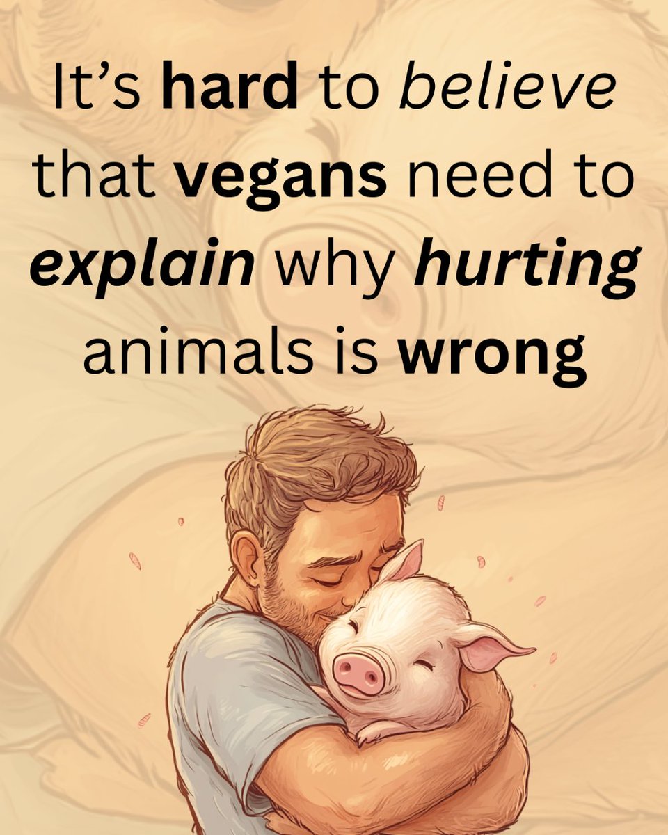 teamveganfta's tweet image. This really shouldn’t need an explanation. 🐷❤️‍🩹

#vegan #veganshare #veganfortheanimals