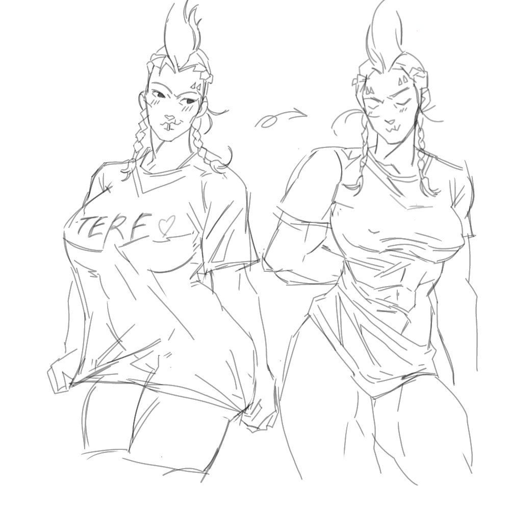 Вип с маечкой оверсайз :3