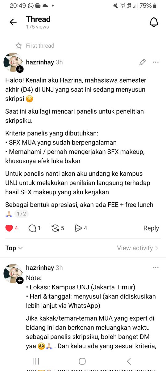 c__armenlovely's tweet image. Temen temen mau minta tolong jika ada kenalan panelis SFX MUA yang sudah berpengalaman di makeup efek luka bakar🙏🙏 boleh hubungi aku atau langsung dm ke IG tertera🫶 akan ada FEE + FREE LUNCH #makeup #SFX #MUA