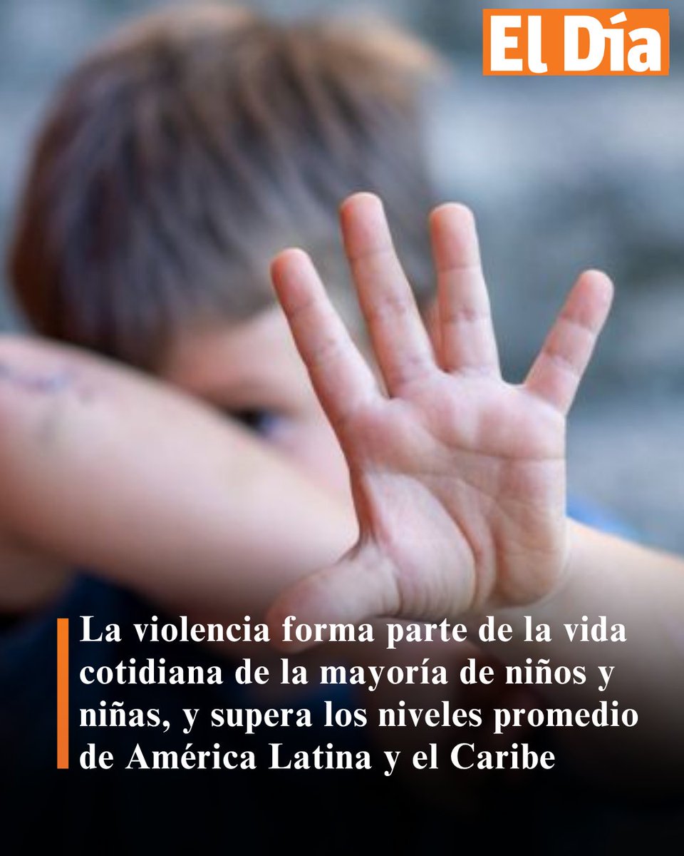 ElDia_do's tweet image. República Dominicana supera el promedio regional: El 63 % de los niños sufre disciplina violenta, según estudio

Más detalles en: eldia.com.do/republica-domi…

#PeriódicoElDía #RD #disciplinaviolenta