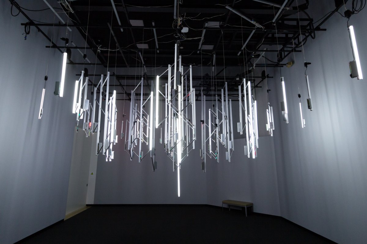 pixelform's tweet image. A Chandelier for One of Many Possible Ends

Installation View Full view. Long Exposure.

phillipstearns.com/artwork#/chand…

#installationart #artandscience #lightingdesign #lightandsound #geigercounter #phillipstearns