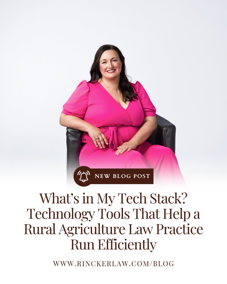 RinckerLaw's tweet image. What’s in a modern law firm tech stack? ⚖️ From billing to AI tools, see how rural practices stay efficient and connected.

Read more: rinckerlaw.com/whats-in-my-te… 

#LegalTech #LawFirm #AgLaw #Productivity #SmallBusiness