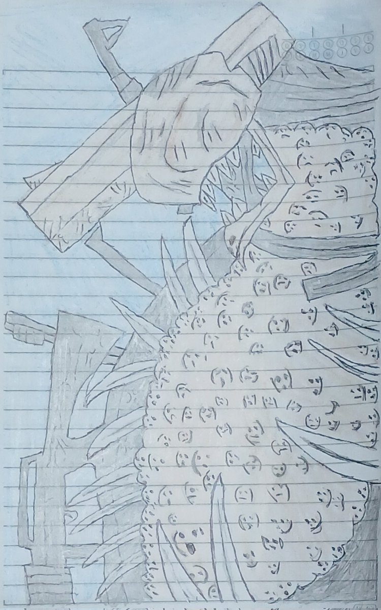 brisanskovPrime's tweet photo. Este deu um trabalho do CARALHO para fazer. Mas não mim arrependo nenhum pouquinho.
#chainsawman #gundevil #fanart https://t.co/p5Kg2Qbw4n