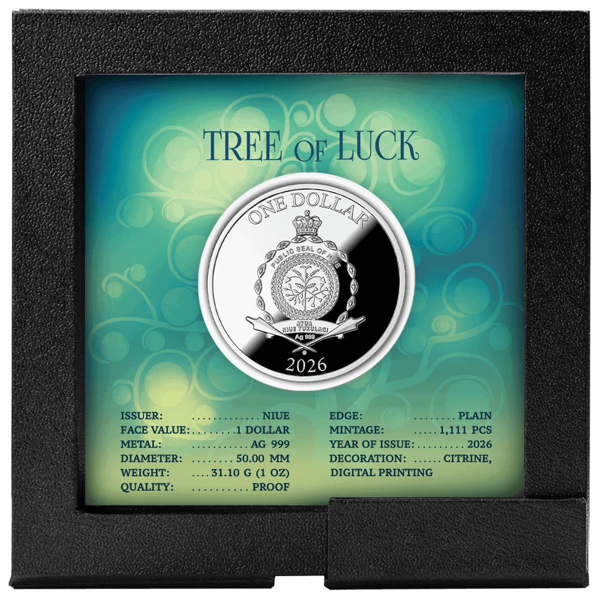 GR_Reserve's tweet image. The 2026 Tree of Luck 1 oz silver coin 🌳 from @Mennica_Polska is here! Pre-order by April 20th 🗓️ Secure yours now ✨ 

grreserve.com/mints/mint-of-… 

#treeofluck #silvercoins #numismatics #preorder #silverstacking #mintofpoland #preciousmetals