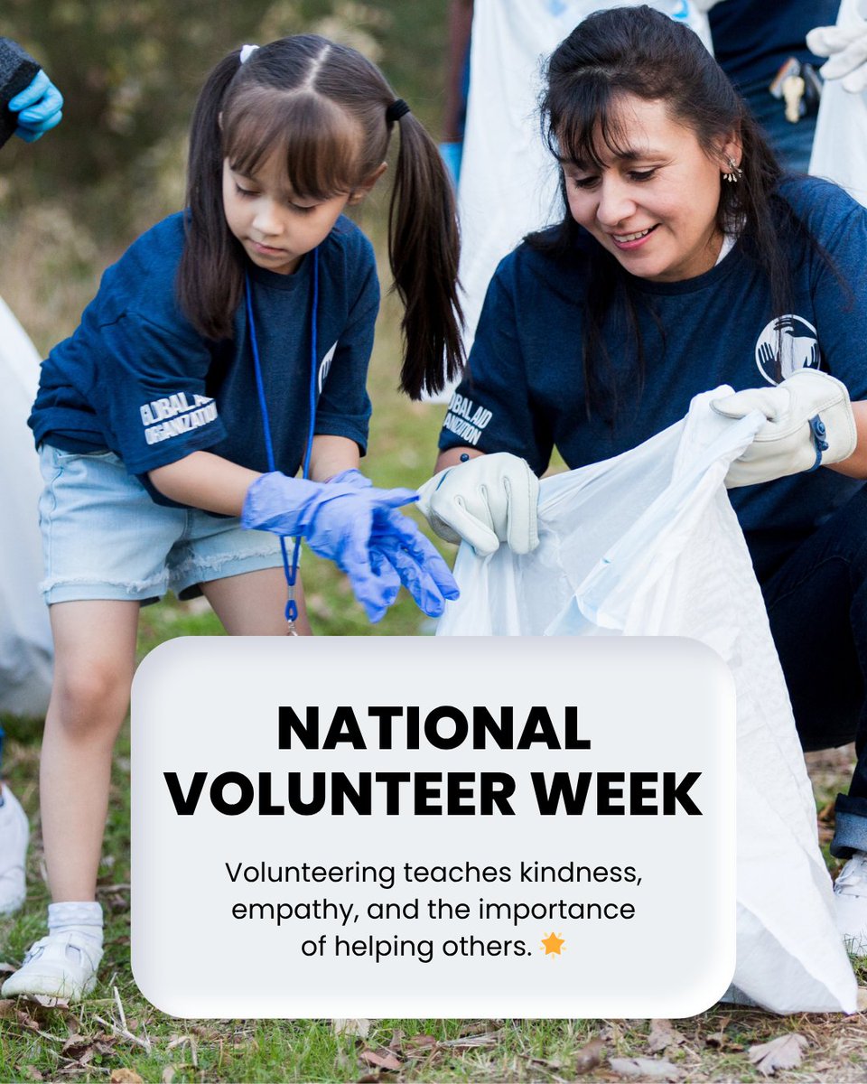 National Volunteer Week is a great reminder of how powerful giving back can be. Volunteering teaches kindness, empathy &amp; the importance of helping others. 🌟

Looking for ways to get your family involved? Check out 5 Ways to Teach Your Child to Give Back: sunshinehouse.com/volunteer-week