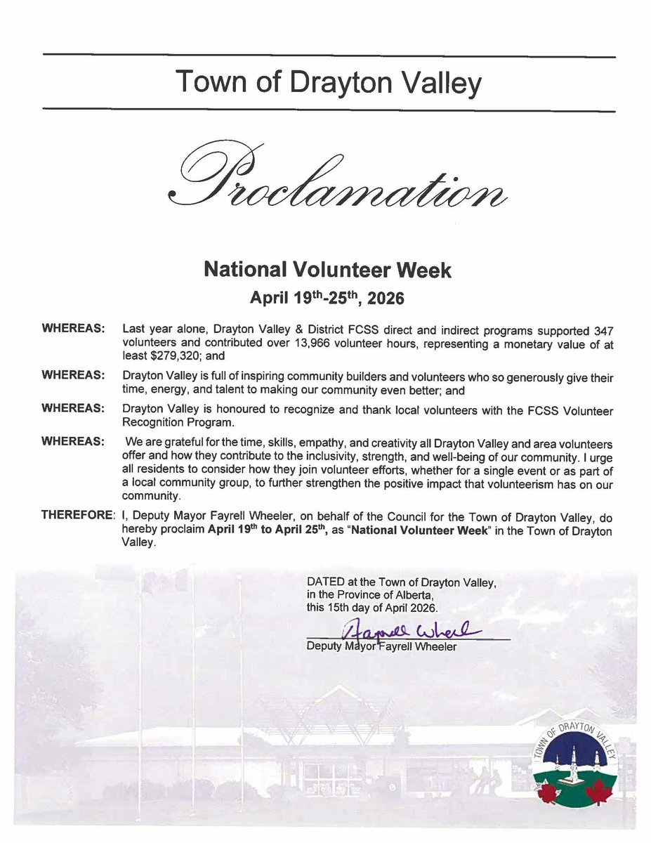 Town Drayton Valley tweet media