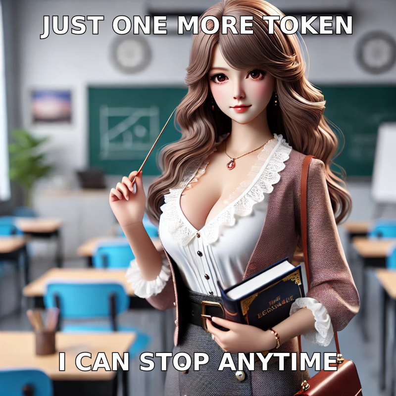 waifucoin00's tweet image. Nobody talks about this, but...

Just one more token
I can stop anytime

Quote RT with your take.

#WaifuCoin #CryptoGem