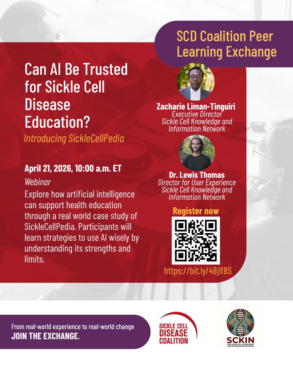 Sickle Cell Disease Coalition tweet media